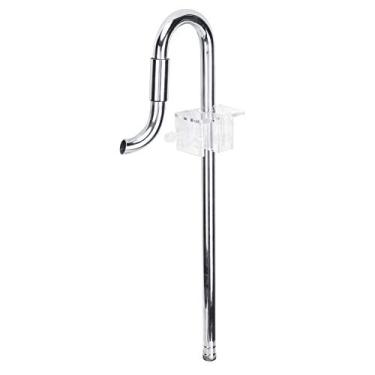 Imagem de AYNEFY Tubo de Filtro para Plantas de Aquário, Skimmer de Superfície de Aço Inoxidável Com Fluxo Ajustável para Tanques de Peixes Plantados 12/16mm ou 16/22mm (Novo filme de óleo de 16MM)