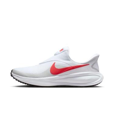 Imagem de Nike Tênis de corrida masculino Revolution 8 Road, Branco/branco-carmesim claro, 37