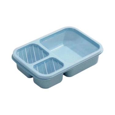 Imagem de Lancheira Infantil Portátil Com 3 Compartimentos, Plástico À Prova De 