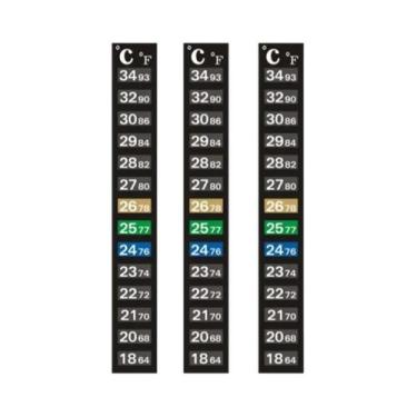 Imagem de Termômetro Digital De Aquário Com Escala Dupla C/F, Adesivo De Medição