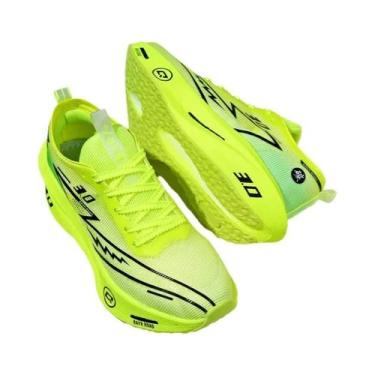 Imagem de Tênis De Corrida Masculino Leve Em Malha Com Sola Macia E Amorteciment