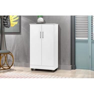 Imagem de Armário Smart Organizador Multiuso 2 Portas - JA Móveis, Branco
