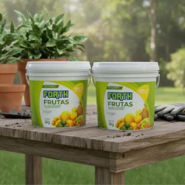 Imagem de Kit 2 Adubo Forth Frutas Balde 3 Kg Npk+9 Forth - Forth Jardim