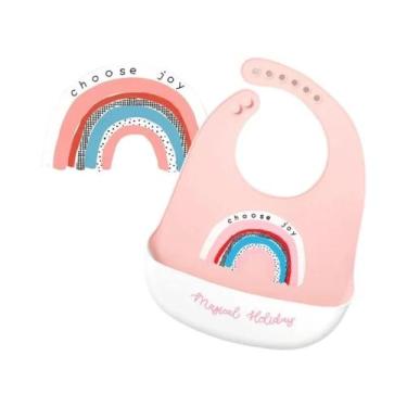 Imagem de Babadores De Silicone Impermeáveis Para Bebês (Meninos E Meninas) Com 