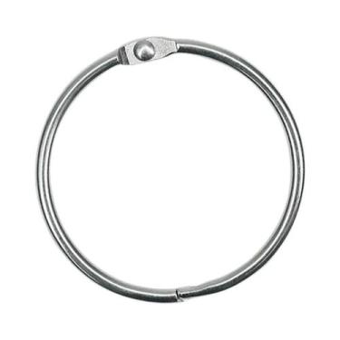 Imagem de 10 Peças De Argolas Metálicas Para Encadernação De Folhas Soltas, Clip