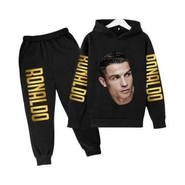 Imagem de Conjunto De Agasalho Infantil Com Estampa Do Ronaldo, Moletom E Calças