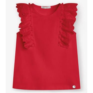 Imagem de Regata Feminina Cotto Leve Trick Nick Vermelho, 10, Vermelho