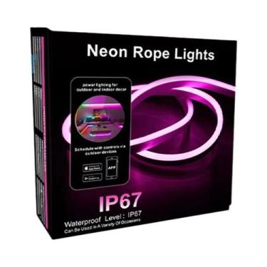 Imagem de Luzes De Neon LED RGB 10M 20M 30M À Prova d'Água Com Sincronização Mus