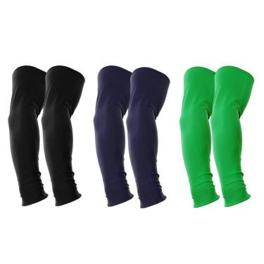 Imagem de Kit 3 Manguitos Proteção Solar Uv Vôlei Ciclismo Protetor Braço Moto-Masculino