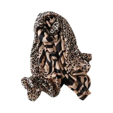 Imagem de Lenço de primavera feminino design de luxo material de poliéster lenço