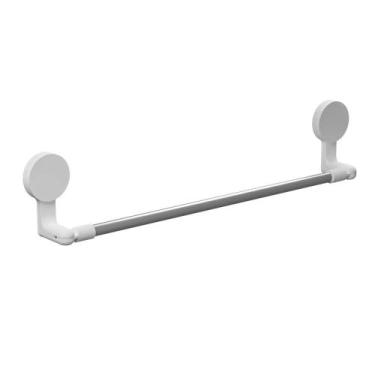 Imagem de Porta Toalha 60cm com Adesivo Astra Branco