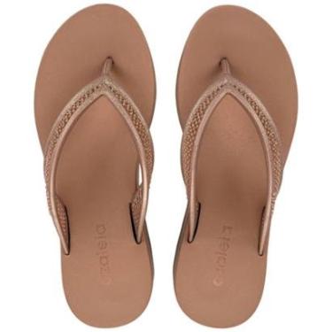 Imagem de Tamanco Feminino Anabela Conforto Angélica Glitter Azaleia-Feminino