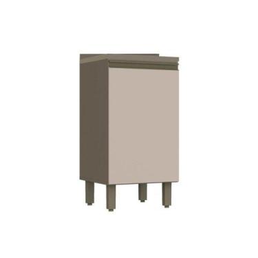 Imagem de Balcão de Cozinha Connect 1 Porta c/ Tampo Duna/Cristal - Henn