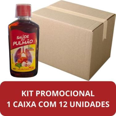 Imagem de Suplemento Alimentar Nectamel Saúde do Pulmão Frasco 300ml Kit Promoci