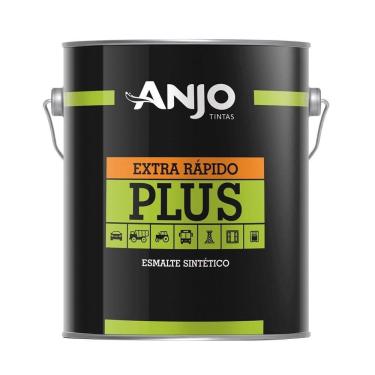 Imagem de Tinta Esmalte Anjo Sintético Plus - Preto Chassis Semi-Brilho 3,6 Litros