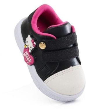 Imagem de Tênis Infantil Feminino Hello Kitty by WorldColors - Preto/pink-Feminino