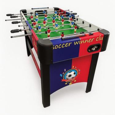 Imagem de Mesa Compacta De Pebolim Ahead Sports 122x61x82cm Totó Jogo Soccer-Unissex
