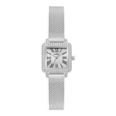 Imagem de Relógio Condor Co2035obi/4k Quadradinho Mesh Esteira Feminin Prateado Pedras-Feminino