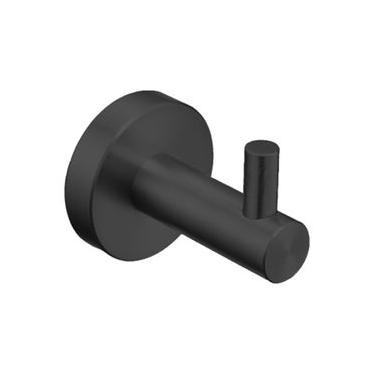Imagem de CABIDEIRO DROP SIMPLES DE PAREDE EM AÇO INOX BLACK MATTE DPACE9510