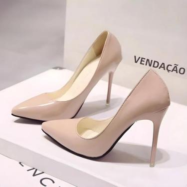 Imagem de Sapatos De Salto Alto Em material sintético Para Mulheres Tamanho 44, 