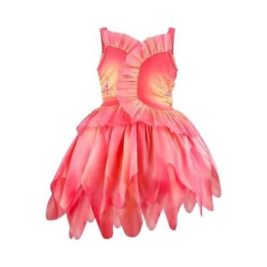 Imagem de Fantasia De Princesa Rosa Para Meninas Com Acessórios Para Festa De Ha