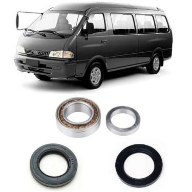 Imagem de Kit Rolamento de Roda Traseira KIA Besta GS 1997 até 2002 - AD Parts