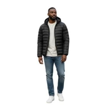 Imagem de Jaqueta Masculina de Nylon Preta Bobojaco Inverno-Masculino