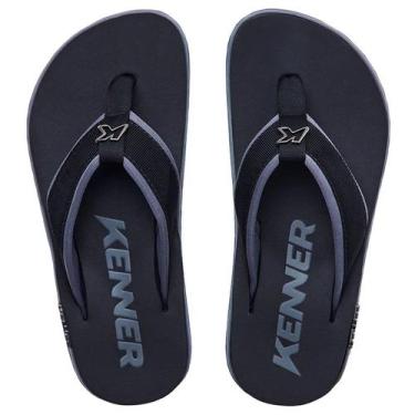 Imagem de Chinelo Kenner Kivah Cushy Adulto Masculino Cinza, 38