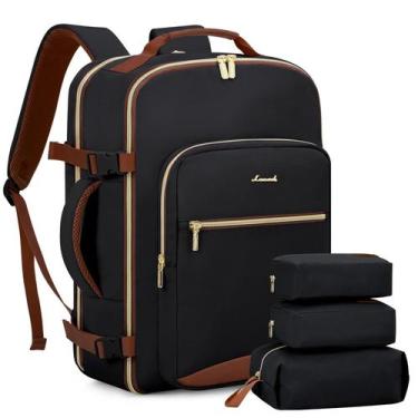 Imagem de Mochila Carry On LOVEVOOK 50L para mulheres e homens com cubos de emba