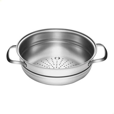 Imagem de Cozi-vapore Tramontina Allegra em Aço Inox 20 cm 2,2 L 62660200