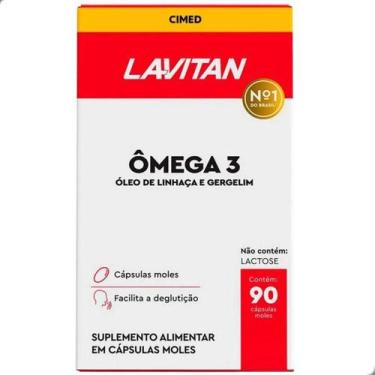 Imagem de Omega 3 6 9 Mais 4800mg Linhaça Gergelim 90 Capsulas Lavitan, Natural