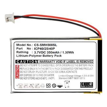 Imagem de Bateria Intercomunicador Sena 5 Smh5 Motorcycle / - BGB ENERGY BATTERY