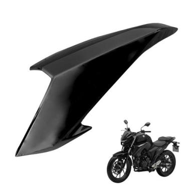 Imagem de Carenagem Aba Tanque Guia De Ar Esquerdo Fz25 Fazer 250 2025 Preto Met