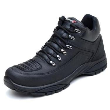 Imagem de Bota Segurança Motoqueiro Masculina Coturno Tratorado Adventure Solado Borracha Confort...