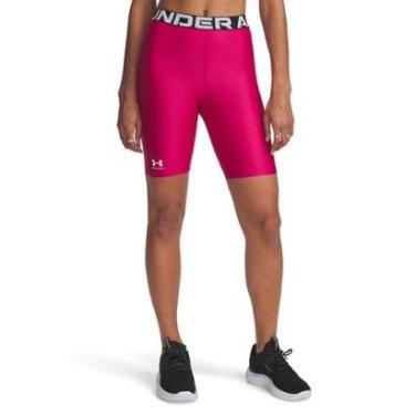 Imagem de Shorts de Treino Under Armour HeatGear Authentics Feminino G Roxo-Feminino