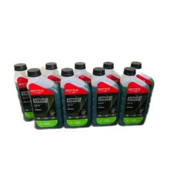 Imagem de kit 9 Aditivos De Radiador Long Life Renault Motrio Pronto Uso 1 Litro