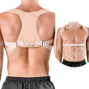 Imagem de Corretor Postural Grande para Costa Ortopédico Lesões Bege Hidrolight