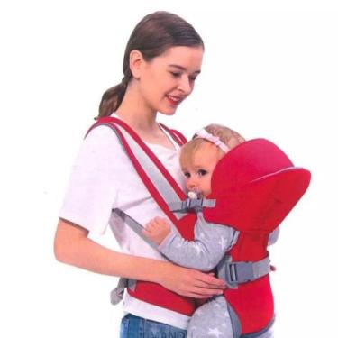 Imagem de Canguru Bebê Passeio Carregador Com 3 Posições Conforto Mamãe Suporte 