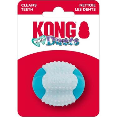 Imagem de Brinquedo Mordedor Bola Kong Dental Duets Ball Para Cães - Xs/sm