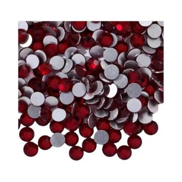 Imagem de Strass De Cristal SS6-SS30 Com Base Plana Não Termo-Adesiva Para Roupa