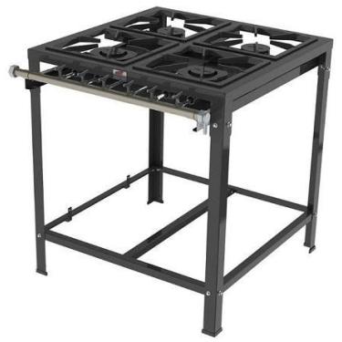 Imagem de Fogão Industrial a Gás 4 Bocas 2 Simples 2 Duplas PMSD-42 G2 - Progás