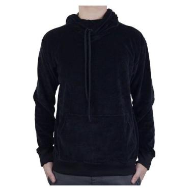 Imagem de Moletom Masculino Spirito Santo Velvet Preto - 3593, Preto, M