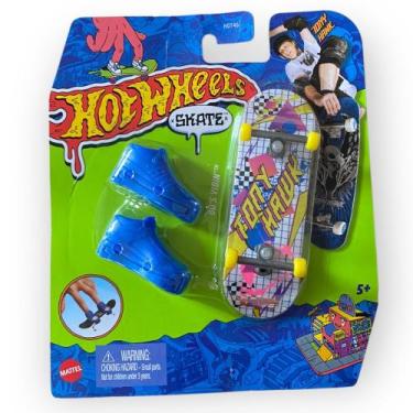 Imagem de Skate De Dedo Com Tênis Hot Wheels - 80's Vibin
