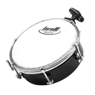 Imagem de Tamborim Com Esteira De Bateria E Clamp Torelli Tte 411pr