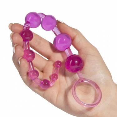 Imagem de Plug Anal Bolinhas Tailandesas Massageadoras para Pompoarismo em Silic