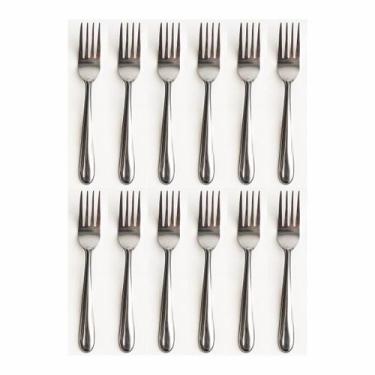 Imagem de Conjunto 12 Garfos Inox Promointer, CROMADO, INOX, 12