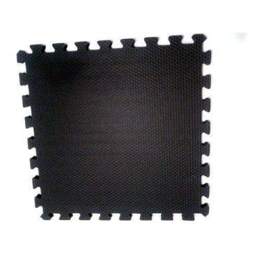 Imagem de Tatame Tapete EVA Com Borda 50cm X 50cm X 1cm Preto