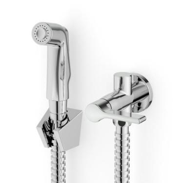 Imagem de Ducha Higiênica com Derivação Lix Cromado Celite Cinza