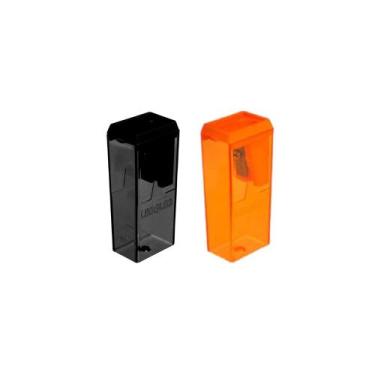 Imagem de Apontador com Depósito Escolar 6cm Bloco Léo & Léo Unidade ou Kit - Le