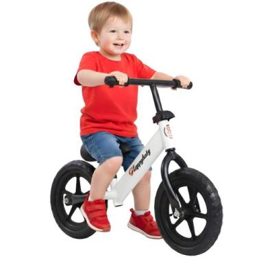 Imagem de Bicicleta Sem Pedal Equilíbrio Infantil Branco Aro 10 - Castela